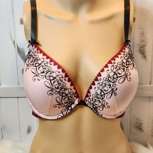 Victoria's Secret Love Letter Embroidery Bra